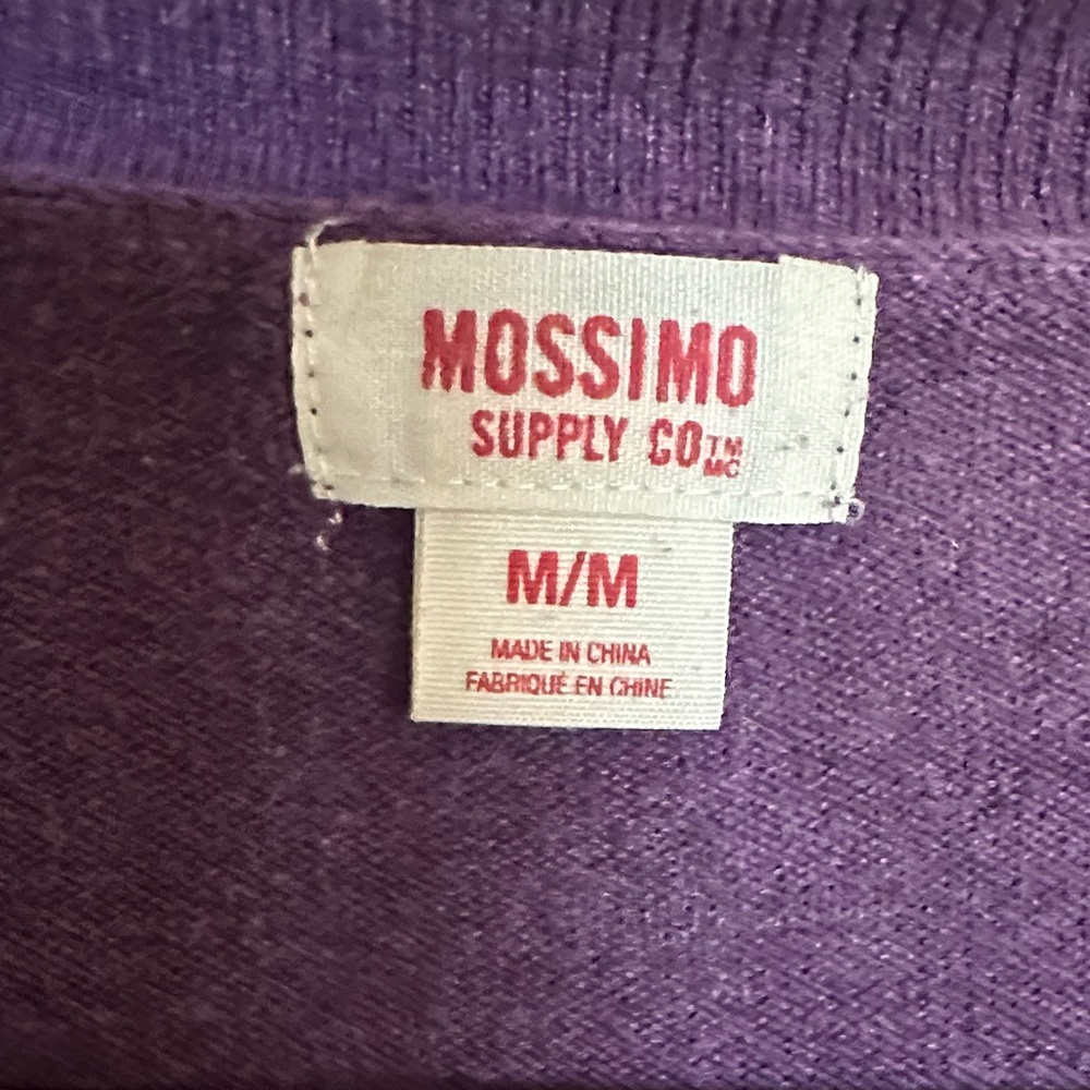 Mossimo Supply Co. Purple Long Cardigan Sweater - Picture 2 of 4